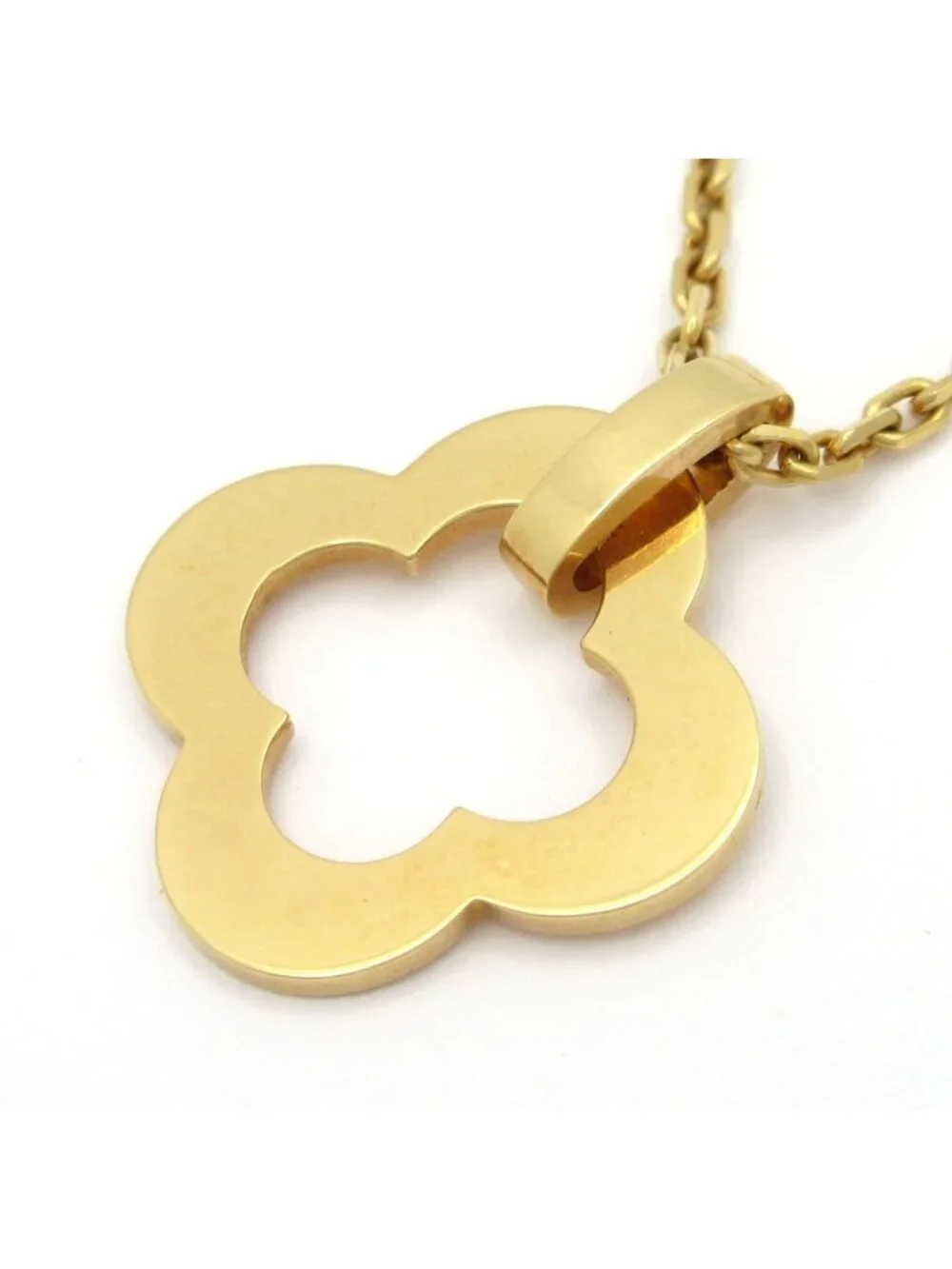 Van Cleef & Arpels Necklace Byzantine Alhambra 18k Yellow Gold